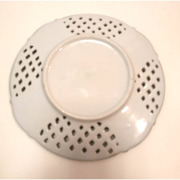 Beautiful Fenton OSAKA Plate Japanese 9" - Picture 5 of 13